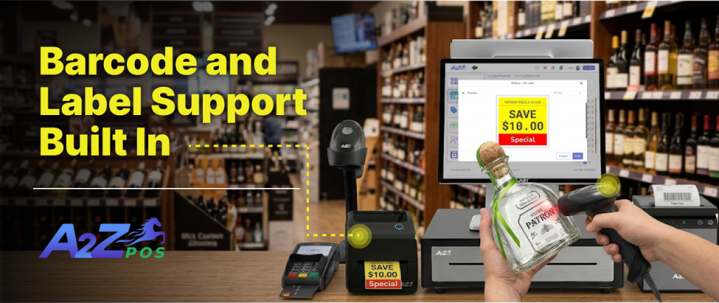 Barcode and Label Support Built In